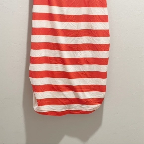 J CREW X NEW BALANCE Women’s Red White Blue Striped Racerback Tank Top Size M - Picture 4 of 5